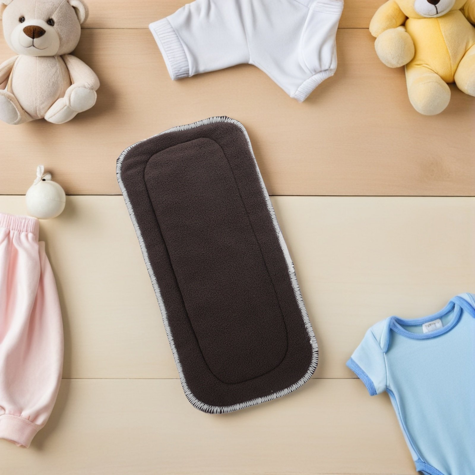 4Pcs Microfiber Bamboo Charcoa - Cloth Diaper Insert ulasan dan harga