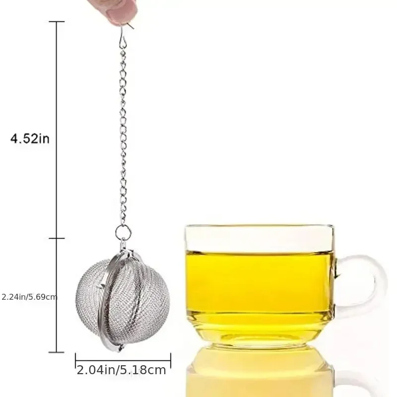 1 Pc Stainless Steel Tea Ball, - Loose Leaf Tea Infuser ulasan dan harga