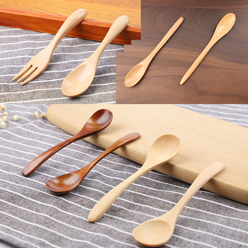 Activing Newly Wooden Camping  - Bamboo Cutlery Travel ulasan dan harga