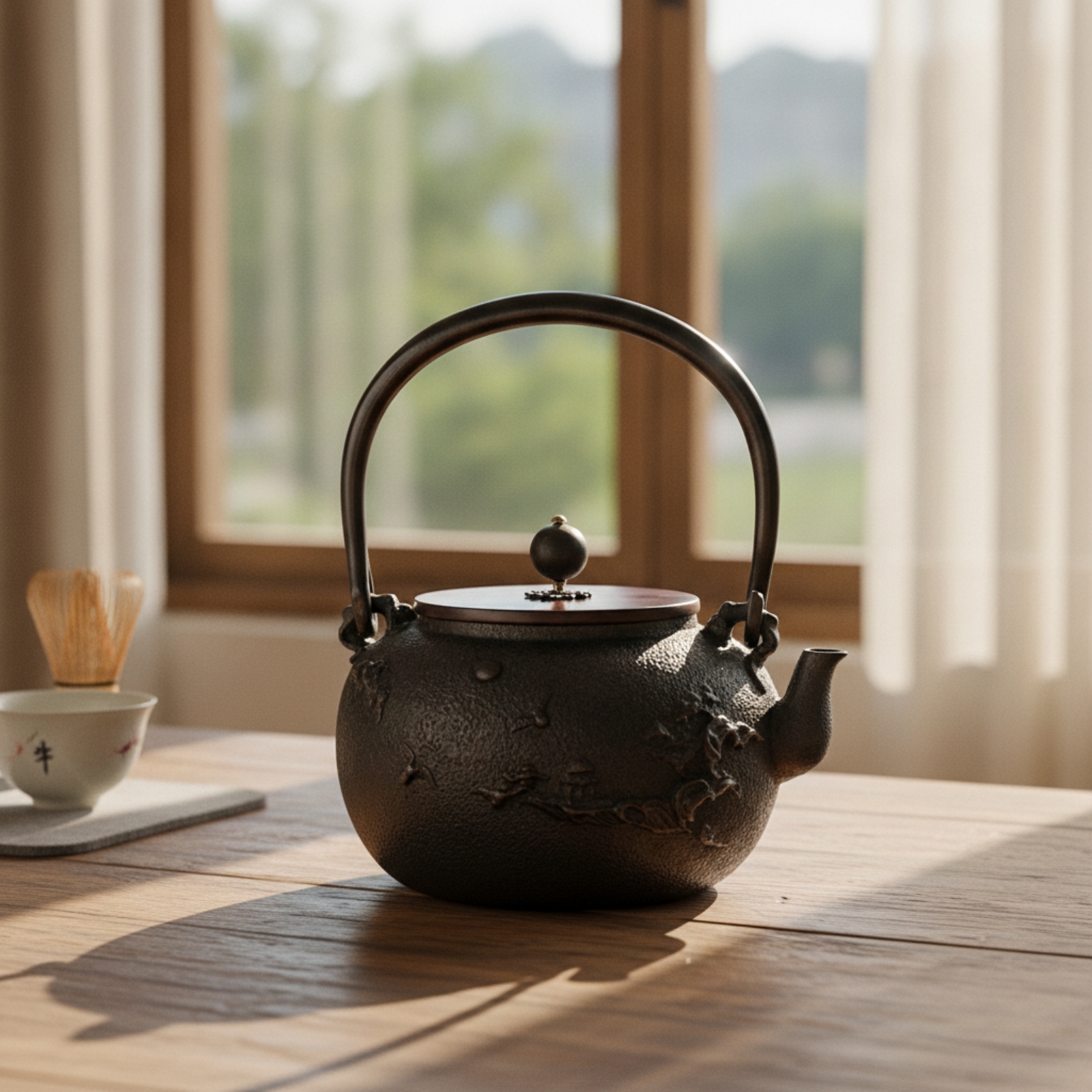 Cast Iron Teapot Heat-Retainin - Loose Leaf Tea Infuser ulasan dan harga