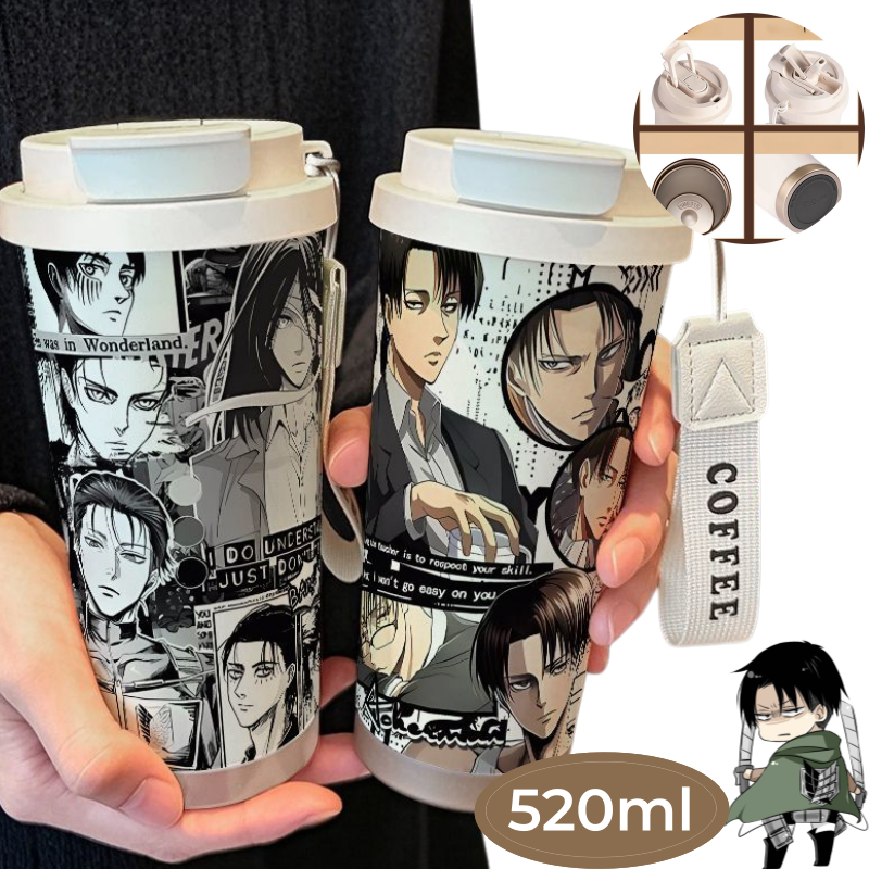 Attack on Titan Mikasa Ackerma - Stainless Steel Straw ulasan dan harga