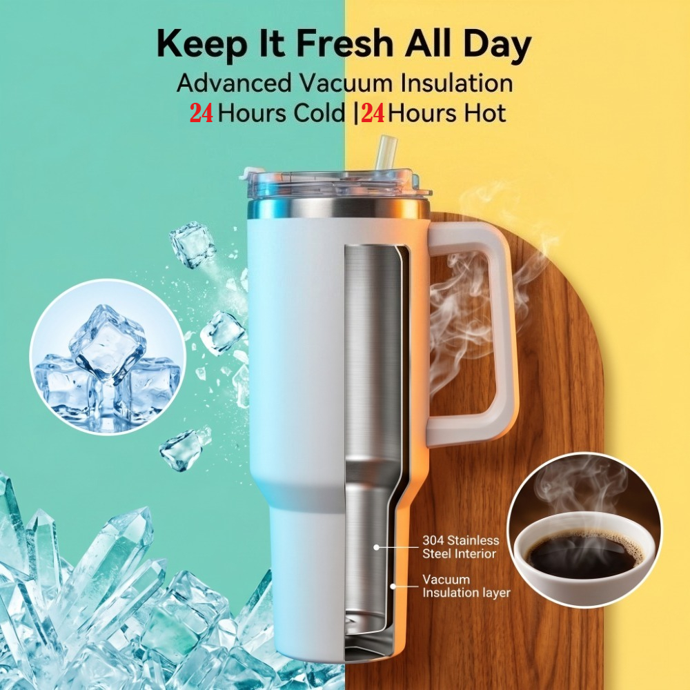 Custom 1200ml Stainless Steel  - Stainless Steel Straw ulasan dan harga