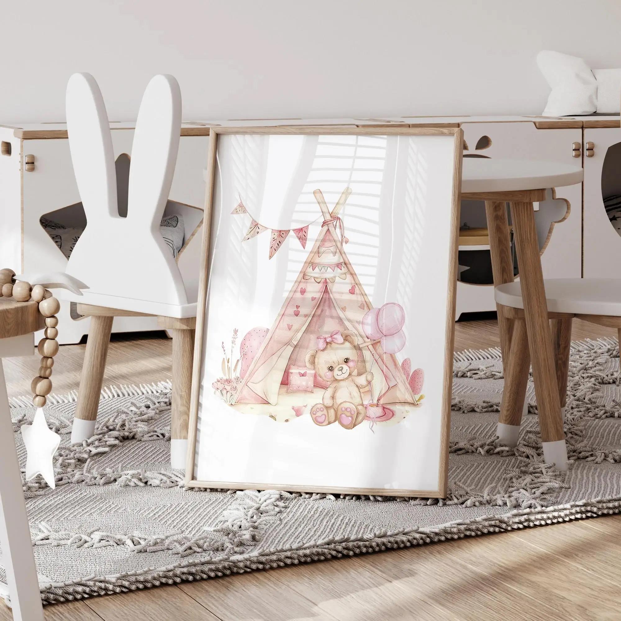 Pink Dream Bear Carousel Tent  - Sustainable Living Products ulasan dan harga