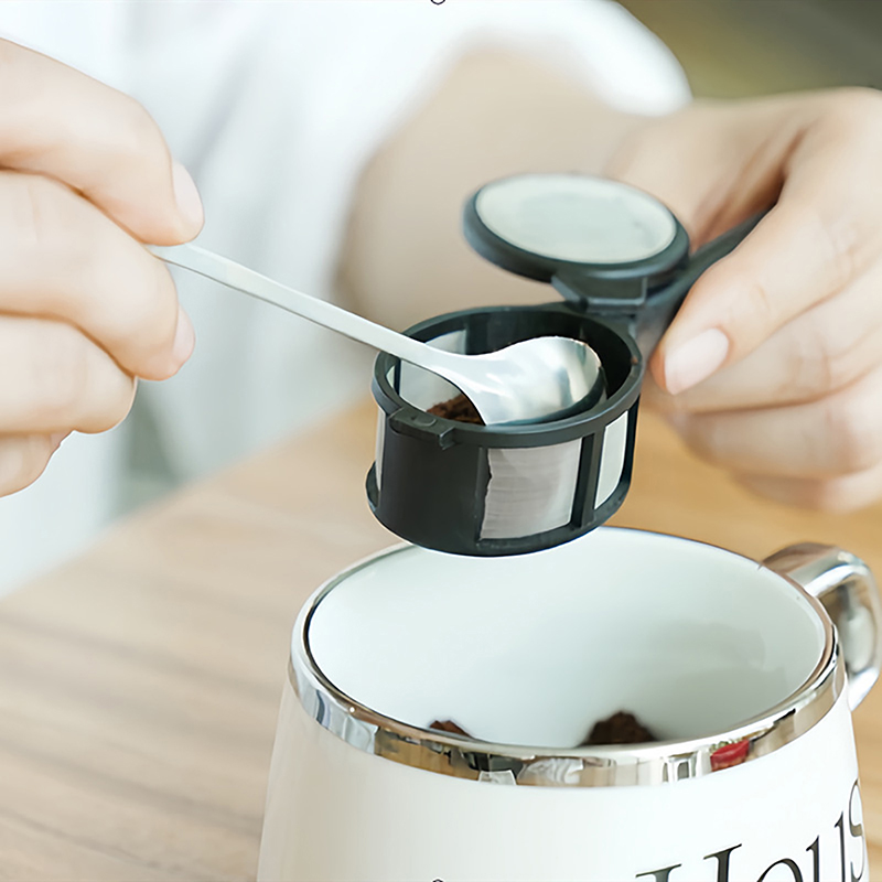 1PC Coffee Capsule Powder Filt - Loose Leaf Tea Infuser ulasan dan harga