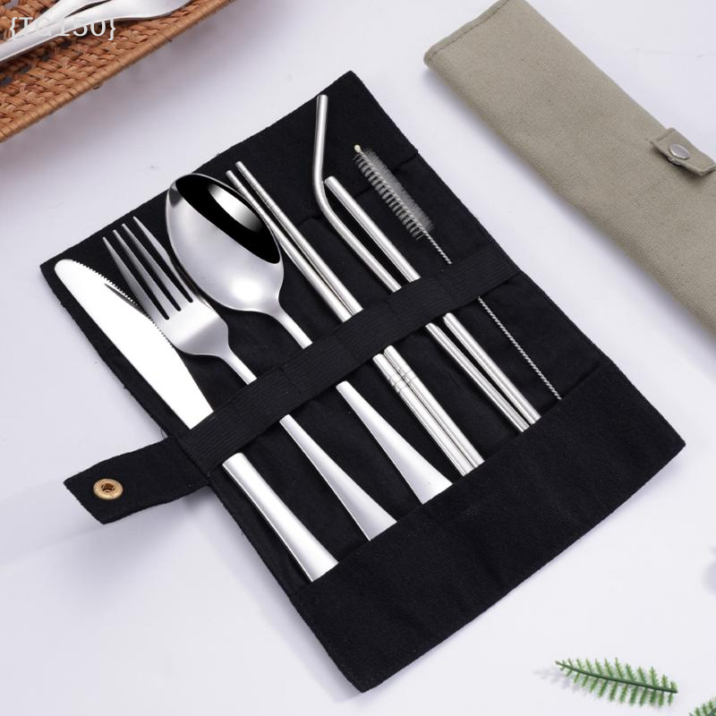 【TG150】8Pcs Portable Stainless - Stainless Steel Straw ulasan dan harga
