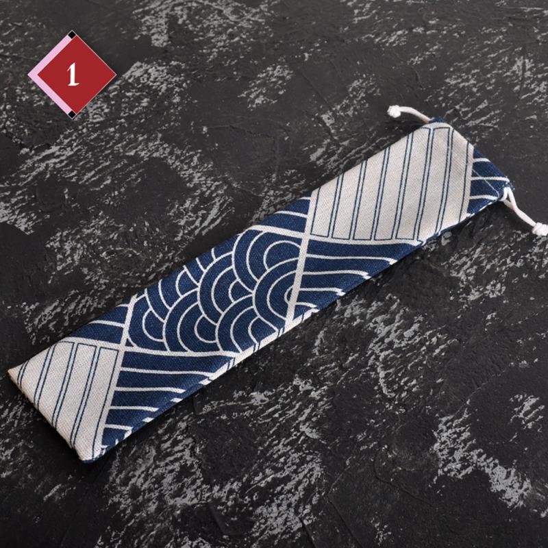 Portable Cutlery Bag Reusable  - Bamboo Cutlery Travel ulasan dan harga