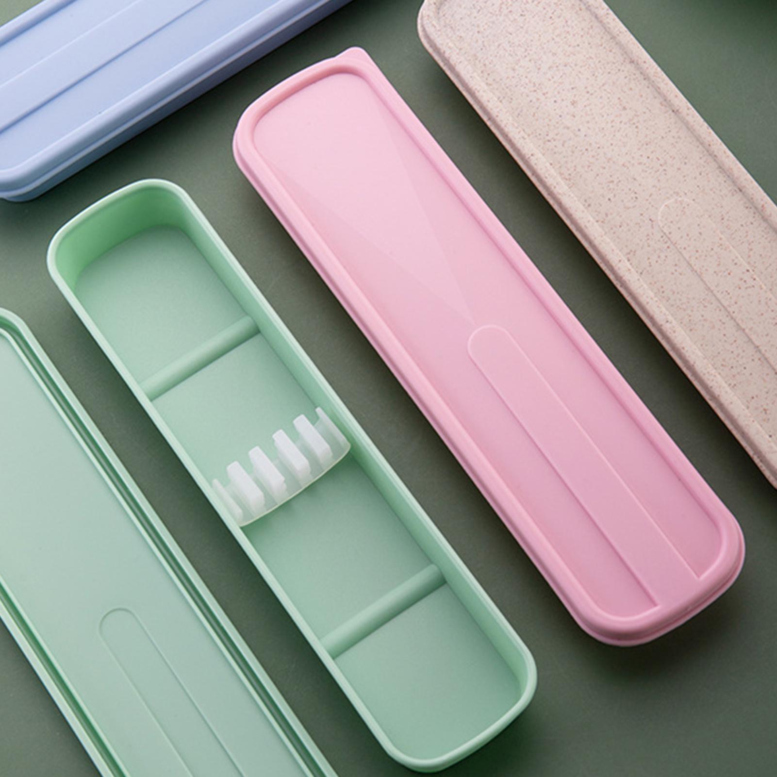 Portable Tableware Storage Box - Bamboo Cutlery Travel ulasan dan harga