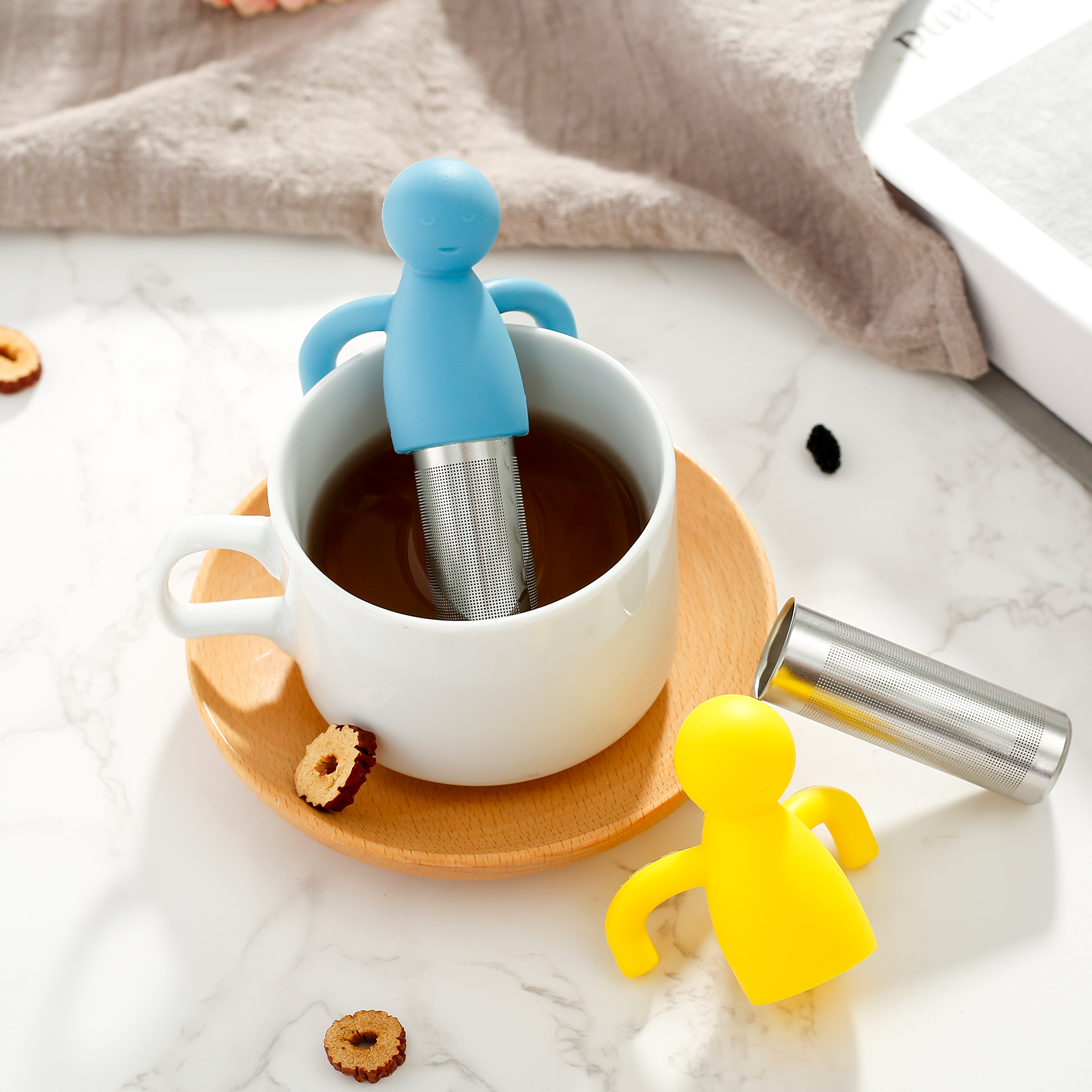 4Pcs Tea Infuser for Loose Tea - Loose Leaf Tea Infuser ulasan dan harga