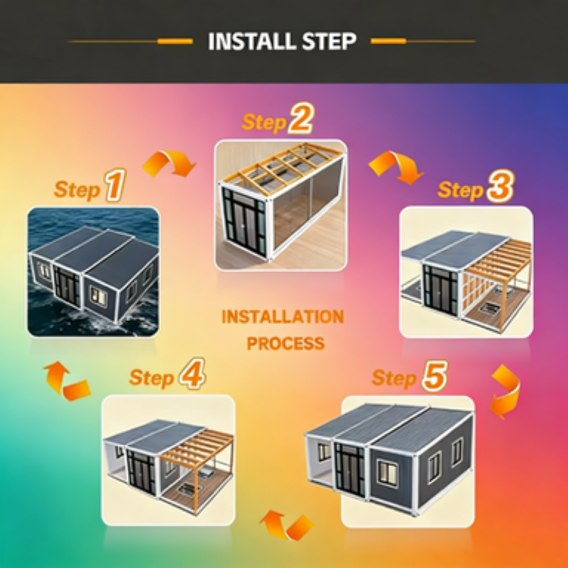 20ft 40ft Eco Friendly Modular - Sustainable Living Is ulasan dan harga