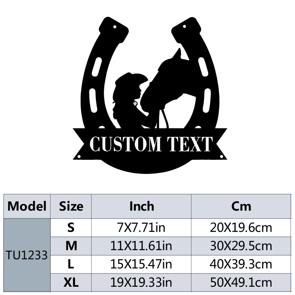 1pc Fashion Customized Horsesh - Sustainable Living Products ulasan dan harga