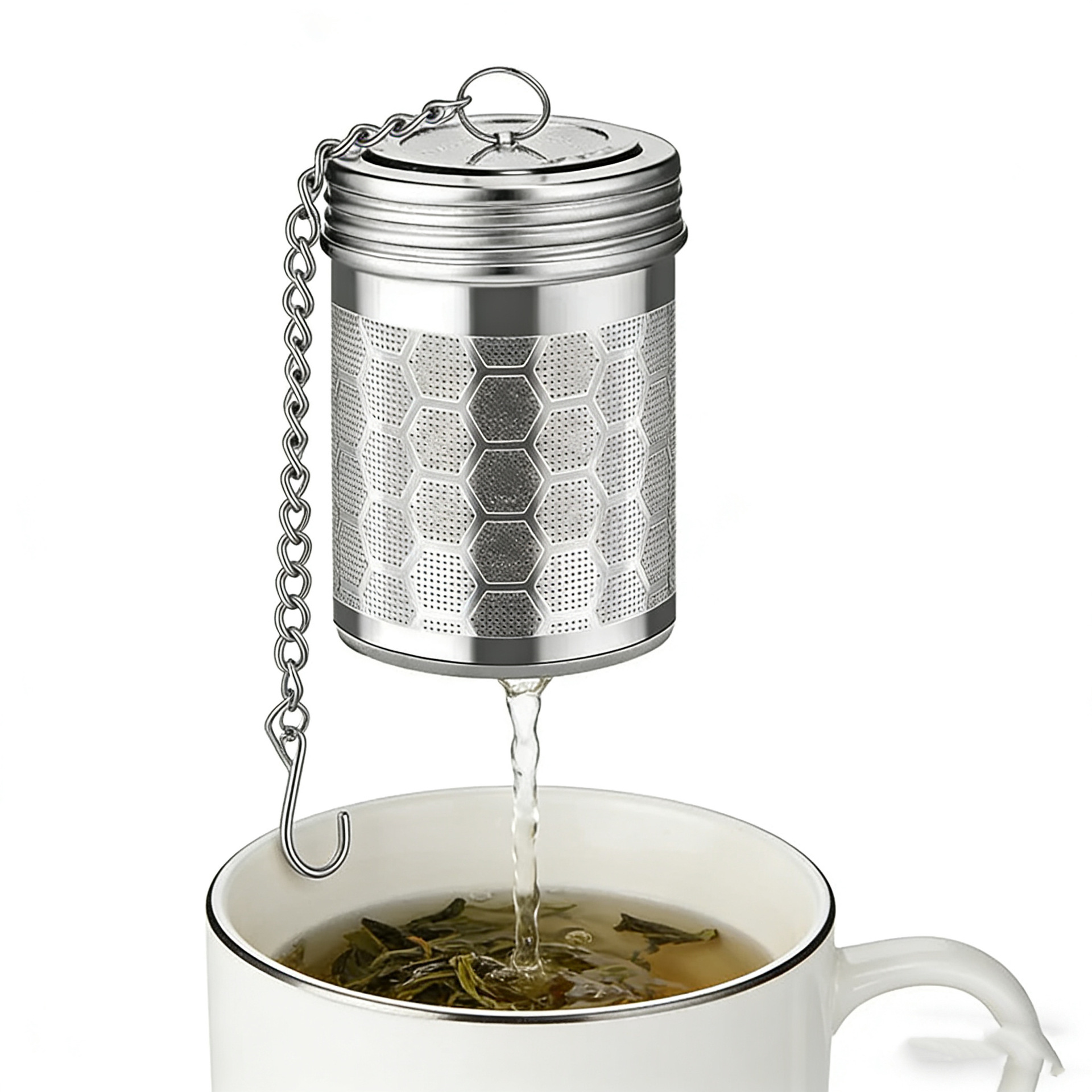 1PCS Stainless Steel Tea Infus - Loose Leaf Tea Infuser ulasan dan harga