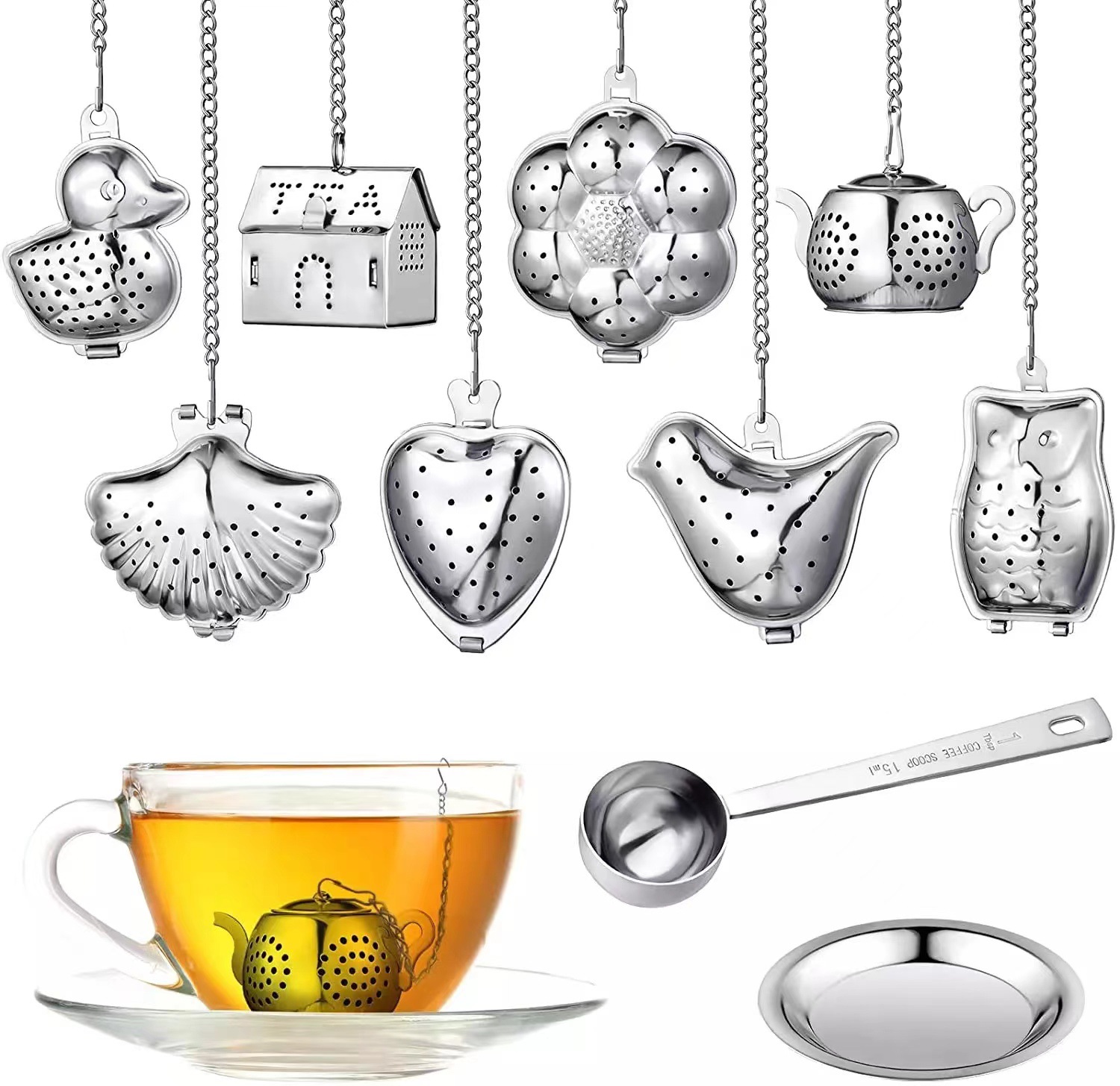 Tea Strainer Stainless Steel T - Loose Leaf Tea Infuser ulasan dan harga