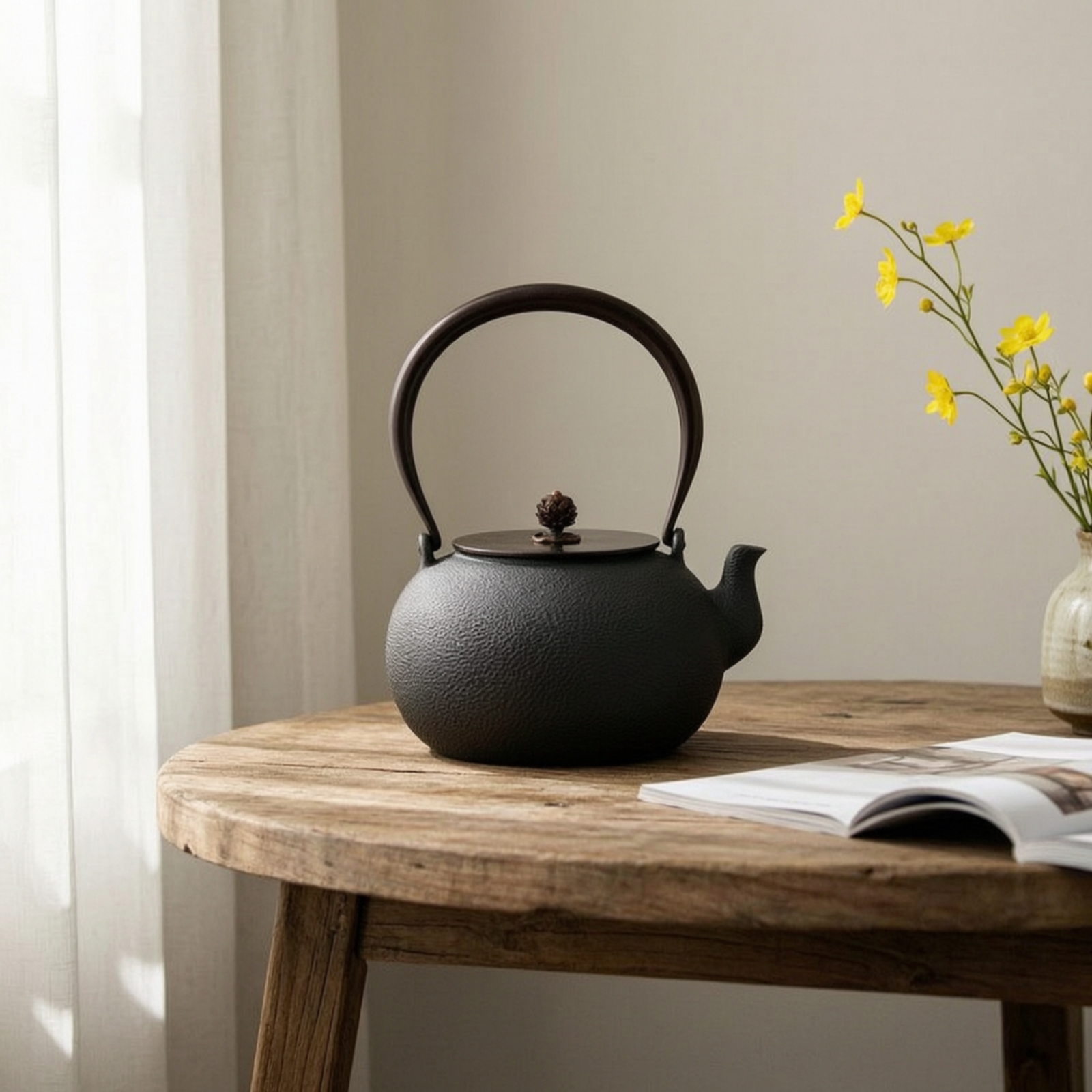 Cast Iron Teapot Traditional T - Loose Leaf Tea Infuser ulasan dan harga